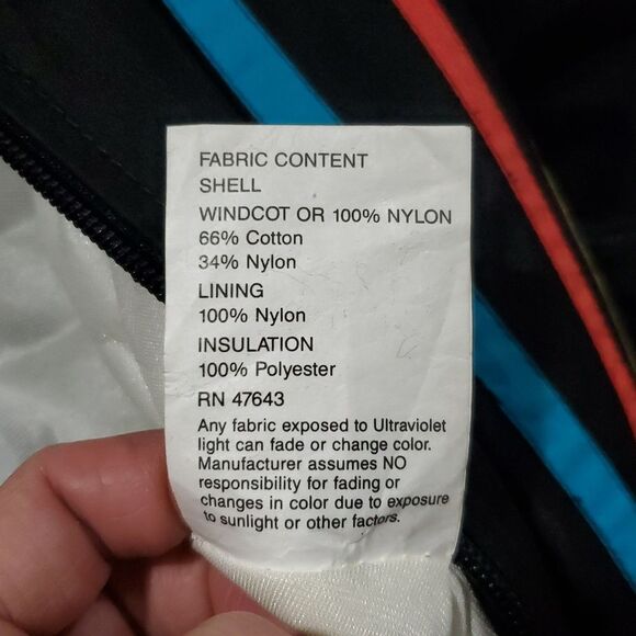 Vintage Skimer Ski Suit With Colorful Stripes - Picture 14 of 15